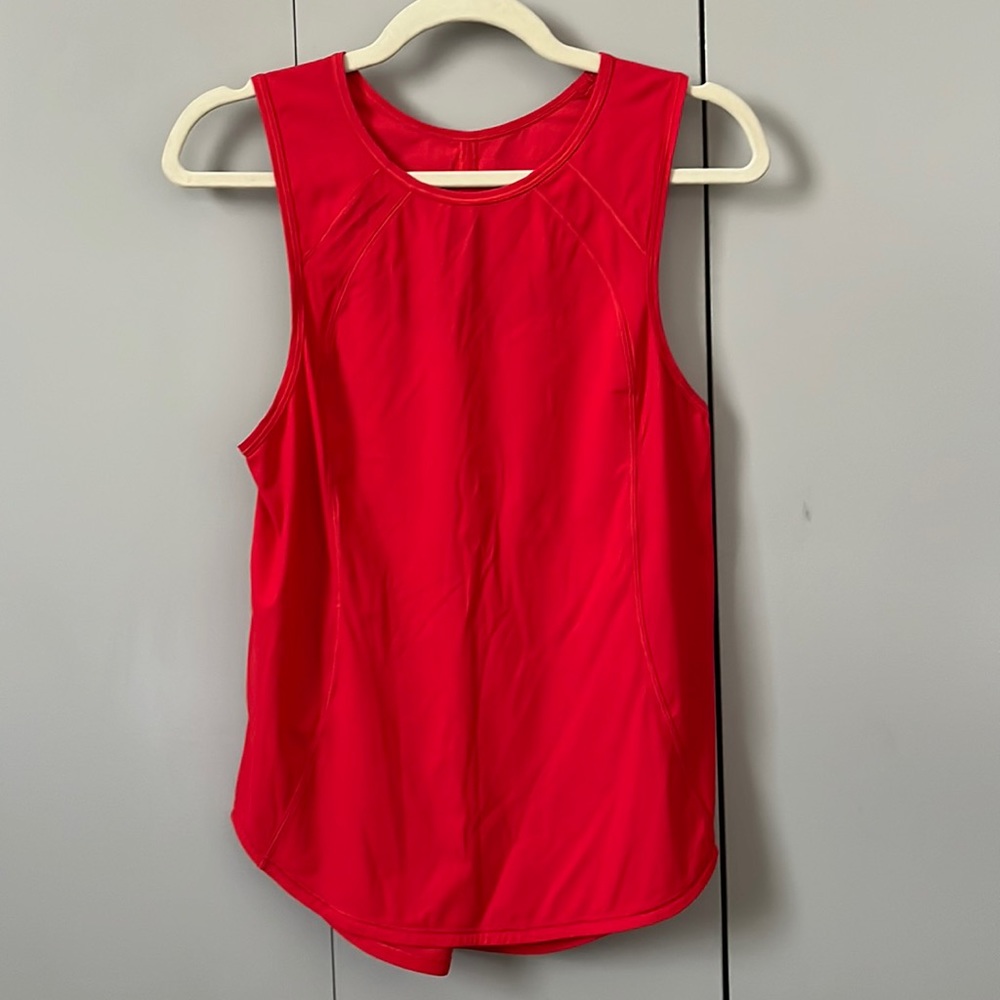 Lululemon Sculpt Tank True Red